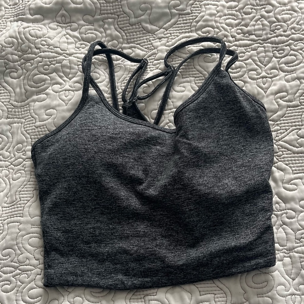 Bombshell Sportswear Crossback Open Cropped Tank